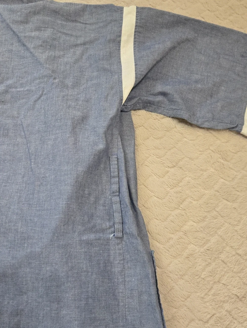 Christian Dior Monsieur Blue Cotton Men's Robe, One Size